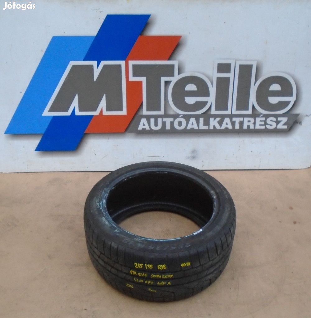 [GYÁRI HASZNÁLT] TÉLI GUMI - PIRELLI SOTTOZERO - 285/35R18 101V - DOT